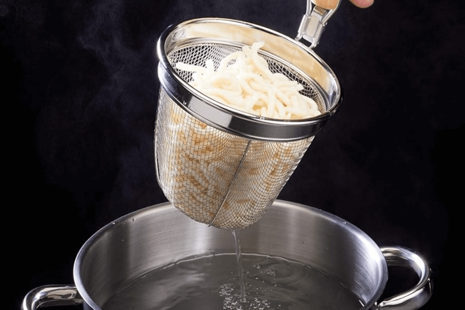 KitchenCraft - Passoire à pâtes en acier inoxydable