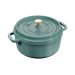 Cocotte Staub ronde en fonte émaillée Eucalyptus
