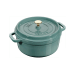 Cocotte Staub ronde en fonte émaillée Eucalyptus