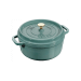 Cocotte Staub ronde en fonte émaillée Eucalyptus