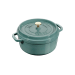 Cocotte Staub ronde en fonte émaillée Eucalyptus