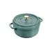 Cocotte Staub ronde en fonte émaillée Eucalyptus