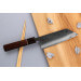 Couteau ko-bunka 13,5cm japonais artisanal Yuzo Black Nashiji