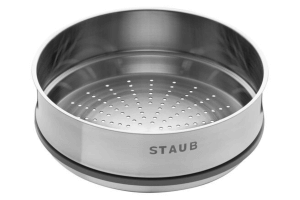 Panier vapeur Staub en acier inoxydable pour cocotte ronde