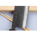 Couteau nakiri 16,5cm japonais artisanal Yuzo Black Nashiji
