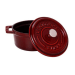 Mini cocotte Staub ronde en fonte émaillée grenadine 10cm