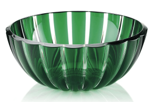 Saladier Guzzini Dolcevita émeraude en polymère biosourcé