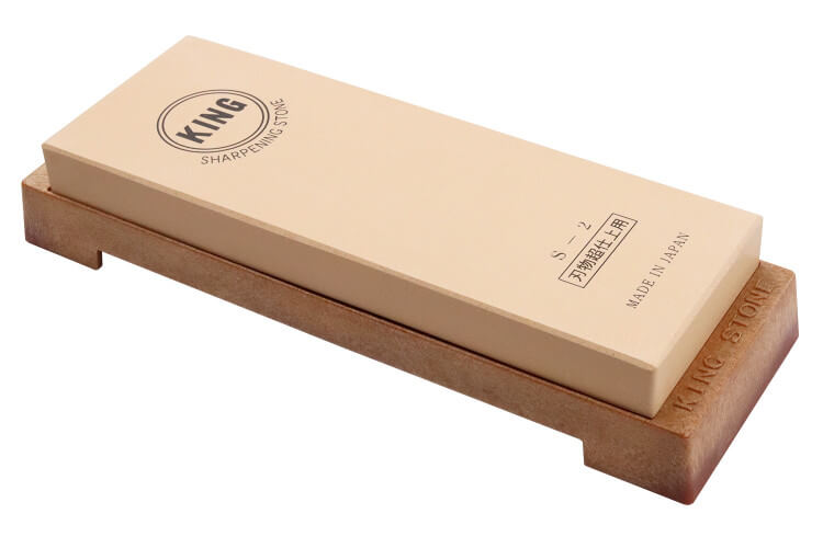 Pierre à aiguiser japonaise King S-2 grains 6000 + socle