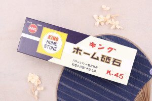 Pierre à aiguiser japonaise King Home Stone grains 1000 avec support