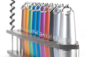 Tire-bouchon aluminium Lance coloris chocolat fabriqué en France