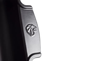 Plat four rectangle Peugeot Appolia en céramique noire satinée 40x27,2x8,3cm