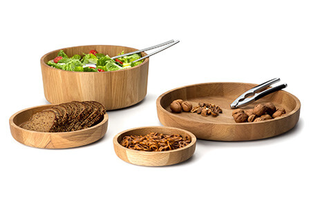 Saladiers et bols en bois Continenta