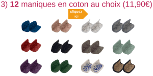 Maniques en coton Cookut L'Incroyable Cocotte