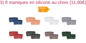 Maniques en silicone Cookut L'Incroyable Cocotte