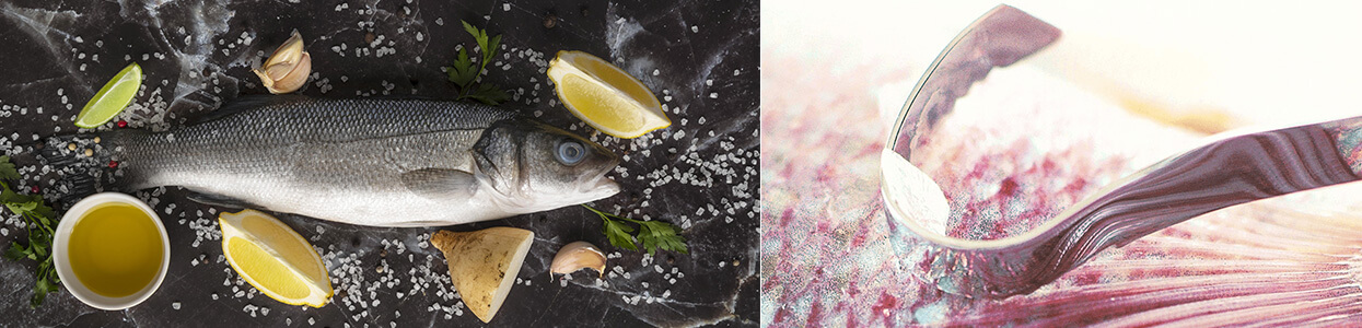 Écailler un poisson à la maison