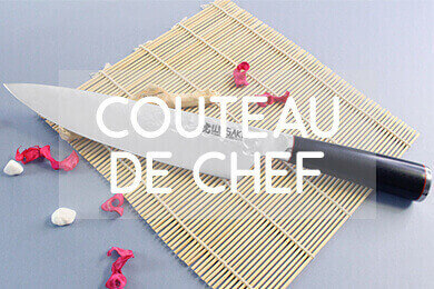 Les couteaux de chef de notre site