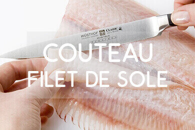 Le choix de couteaux filet de sole !