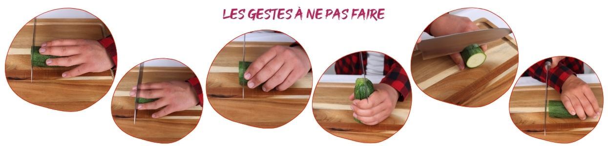 Les gestes à ne pas faire avec un couteau de cuisine