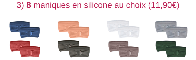 Maniques en silicone Cookut L'Incroyable Cocotte