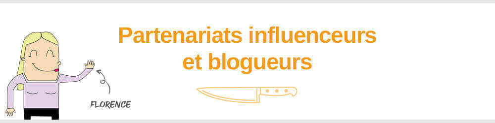 Demande de partenariat blogueur et influenceur sur Couteauxduchef