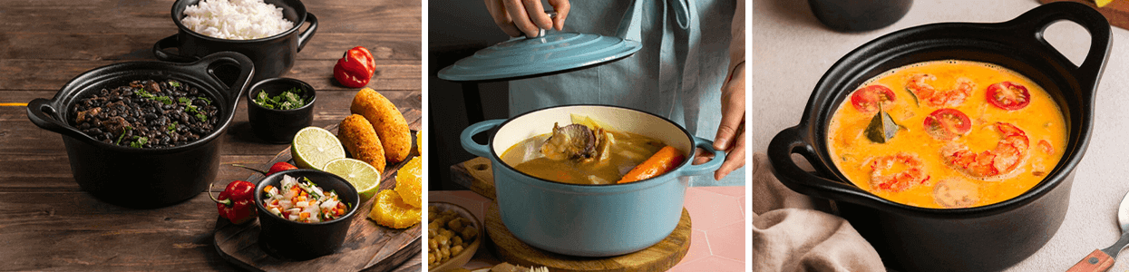 Cocotte Induction KRUSTENZAUBER Cocotte En Fonte [avec Fourchette à