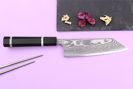 Couteau Yuzo Damas Silver SG2