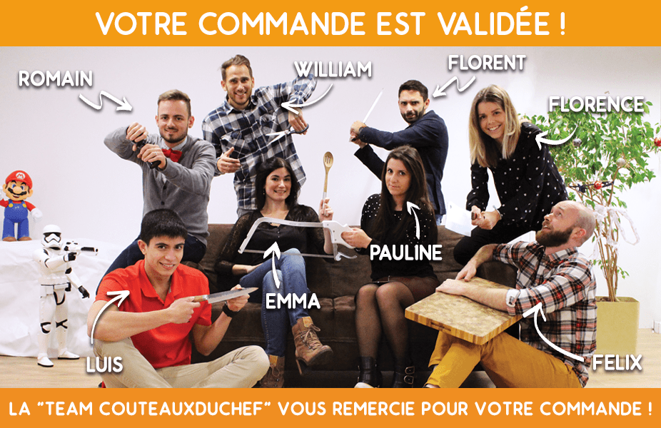 Merci pour votre commande