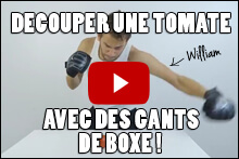 Comment couper une tomate avec des gants de boxe